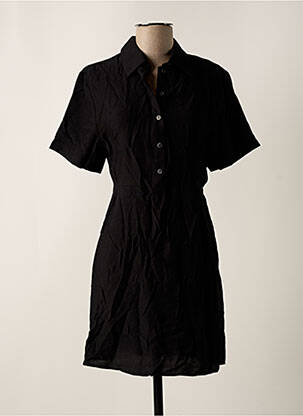 Rochie midi mâneci scurte mâneci scurte negru AN' GE femeie