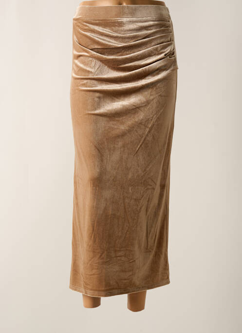 Fustă lungă bej AN' GE femeie