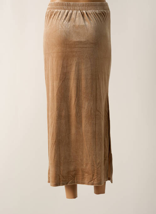 Fustă lungă bej AN' GE femeie