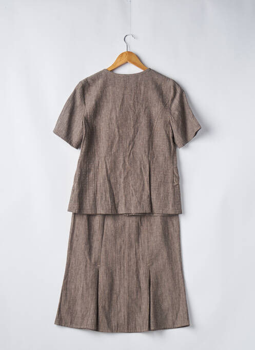 Set fustă maro TELMAIL femeie