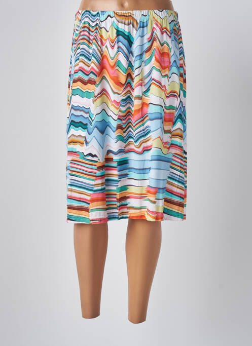 Fustă midi albastru SAINT CHARLES femeie