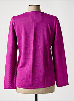 Pulover croială cambrată mâneci lungi violet SAINT CHARLES femeie