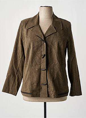 Jachete casual guler tip costum maro TELMAIL femeie