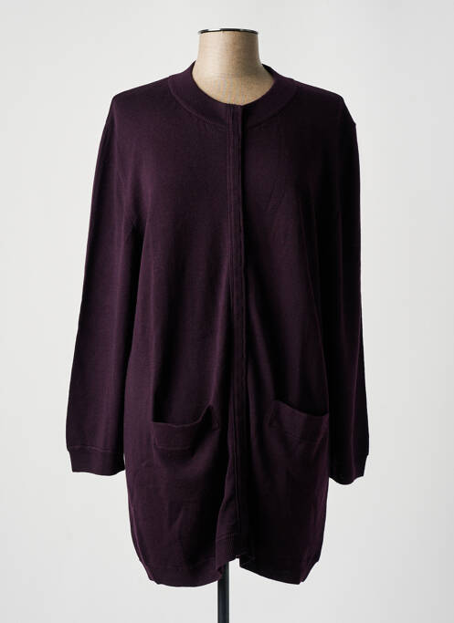 Vestă cu mâneci lungi violet MONTAGUT femeie