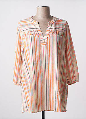 Tunică mâneci lungi bej FRANSA femeie