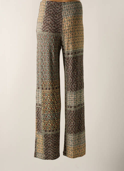 Pantalon larg bej GUITARE femeie