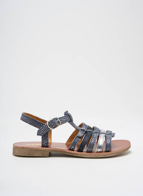 Sandale/Pantofi decupați albastru GBB fată