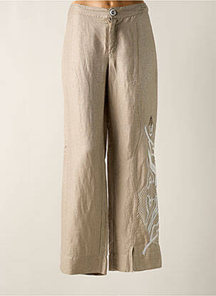 Pantalon drept bej ELISA CAVALETTI femeie