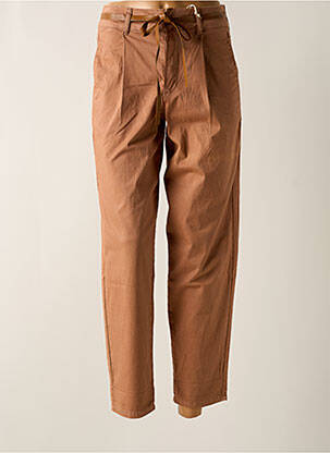 Pantalon chino buzunare talie înaltă maro CREAM femeie