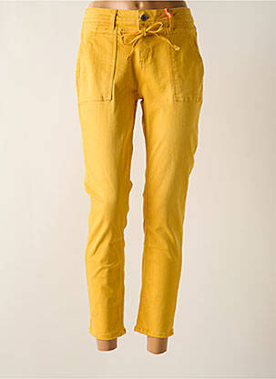 Pantalon slim buzunare galben STREET ONE femeie