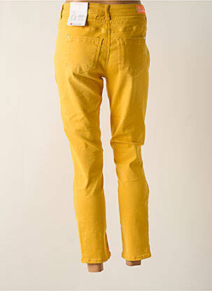 Pantalon slim buzunare galben STREET ONE femeie