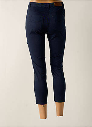 Pantalon trei sferturi buzunare albastru JULIE GUERLANDE femeie