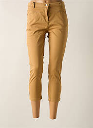 Pantalon trei sferturi buzunare bej JULIE GUERLANDE femme