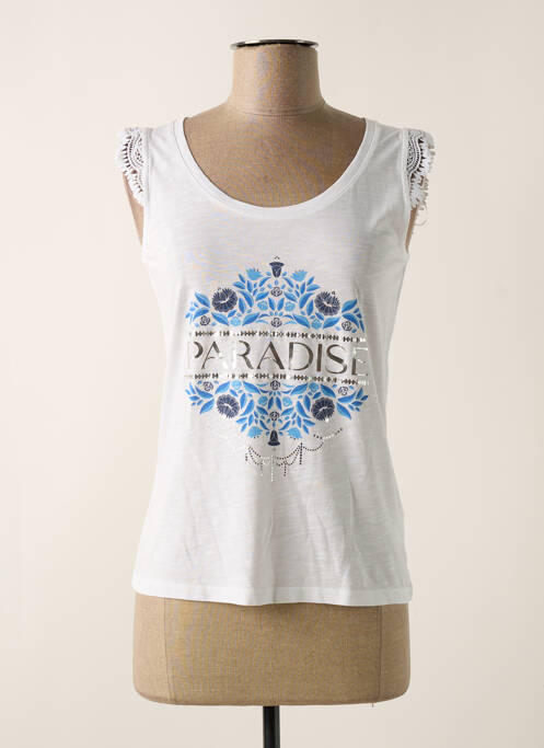 Top alb JULIE GUERLANDE femeie