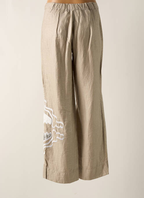 Pantalon drept bej ELISA CAVALETTI femeie