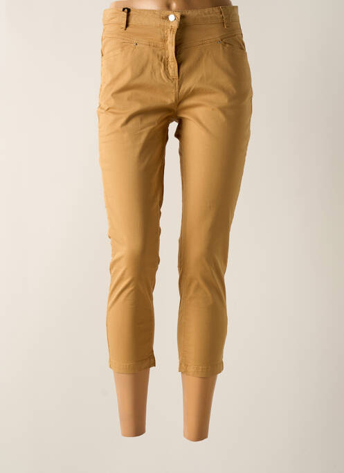 Pantalon trei sferturi bej JULIE GUERLANDE femeie