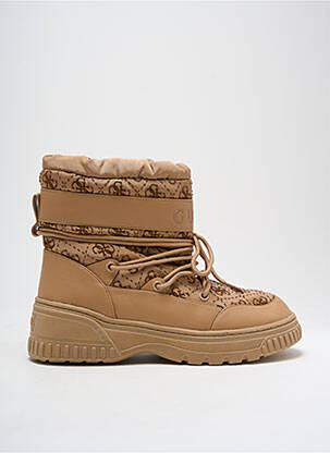 Botine/ghete umplută toc de 4 la 6 cm bej GUESS femeie