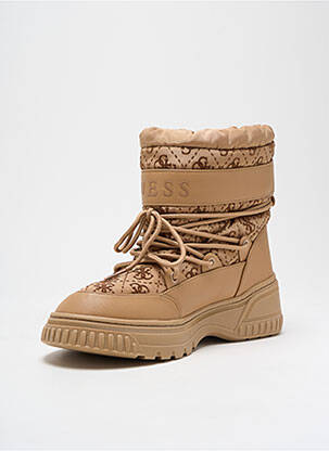 Botine/ghete umplută toc de 4 la 6 cm bej GUESS femeie