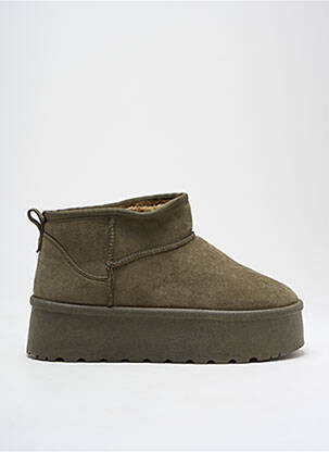 Botine/ghete umplută toc de 4 la 6 cm verde EXÉ femeie