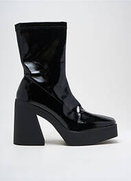 Botine/ghete închidere cu fermoar toc de 7 la 9 cm negru EXÉ femme