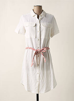 Rochie midi alb C'EST BEAU LA VIE femeie