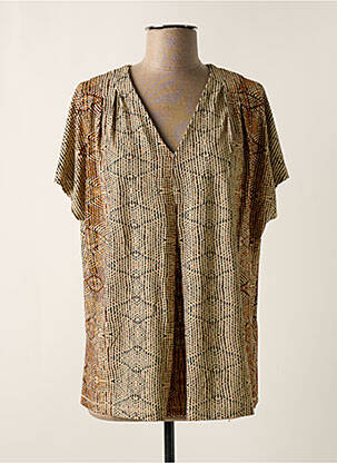 Tricou bej CISO femeie