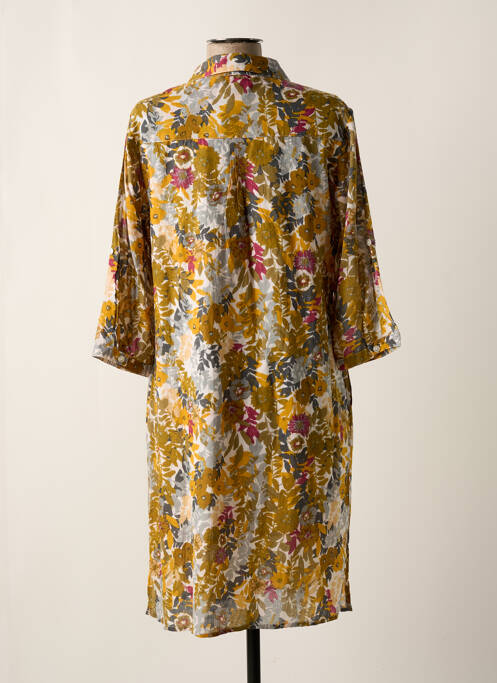 Rochie midi galben AGATHE & LOUISE femeie