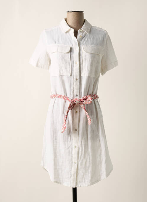 Rochie midi alb C'EST BEAU LA VIE femeie