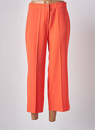 Pantalon 7/8 talie elastică portocalie TINTA femeie