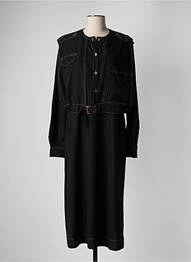 Rochie lungă mâneci lungi mâneci lungi negru NÜ femme