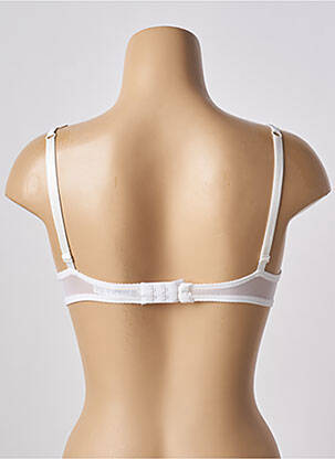 Sutien efect material satinat sutien cupe întregi cu decolteu înalt bej WONDERBRA femeie