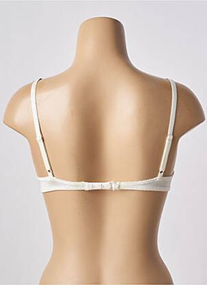 Sutien efect material satinat sutien cupe întregi cu decolteu înalt bej WARNER'S femeie