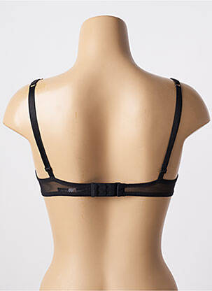Sutien efect material satinat sutien cupe întregi cu decolteu înalt negru WONDERBRA femeie