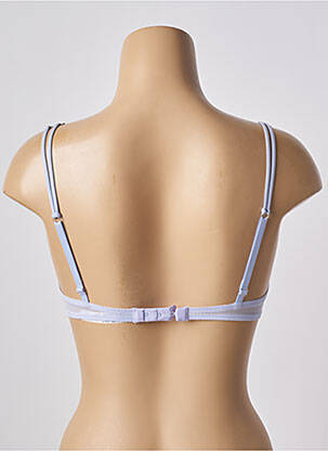 Sutien efect material satinat sutien cupe întregi cu decolteu înalt violet CACHAREL femeie