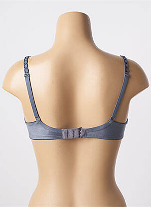Sutien efect material satinat sutien cupe întregi cu decolteu înalt gri CONTURELLE femeie