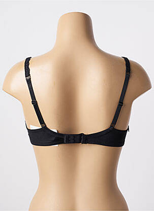 Sutien efect material satinat sutien cupe întregi cu decolteu înalt negru CONTURELLE femeie