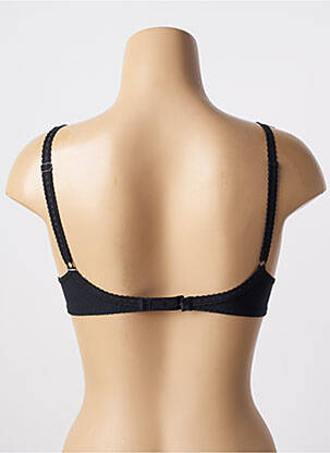 Sutien efect material satinat sutien cupe întregi cu decolteu înalt negru WARNER'S femeie