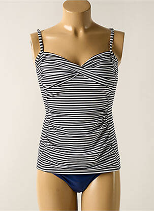 Tankini efect material satinat negru SUNFLAIR femeie