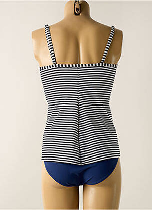 Tankini efect material satinat negru SUNFLAIR femeie