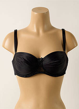 Sutien efect material satinat top bentiță negru WARNER'S femeie