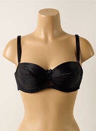 Sutien efect material satinat top bentiță negru WARNER'S femeie