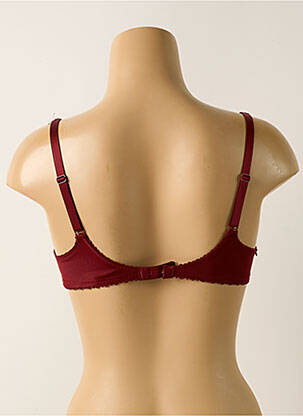 Sutien efect material satinat top sutien modelat roșu CONTURELLE femeie