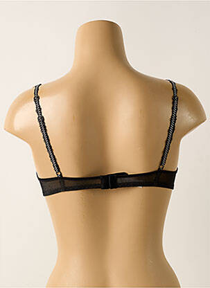 Sutien efect material satinat top sutien modelat negru ECLIZIA BY LILLY femeie