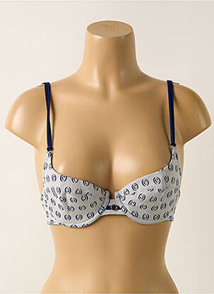 Sutien efect material satinat top sutien modelat gri CACHAREL femeie