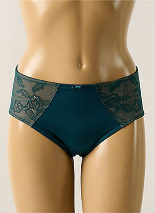 Shorty efect material satinat verde CONTURELLE femeie
