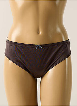 Tanga efect material satinat gri CONTURELLE femeie