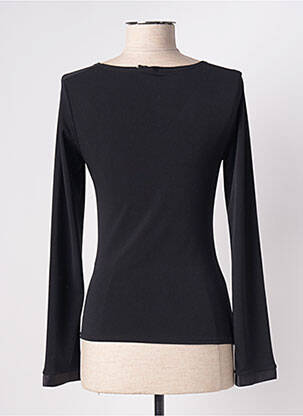 Top elasticitate mâneci lungi negru LE BOURGET femeie