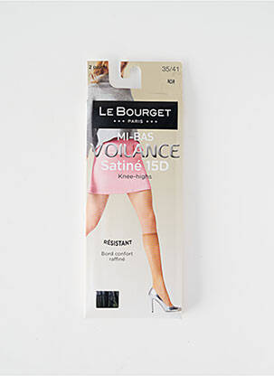 Șosete negru LE BOURGET femeie