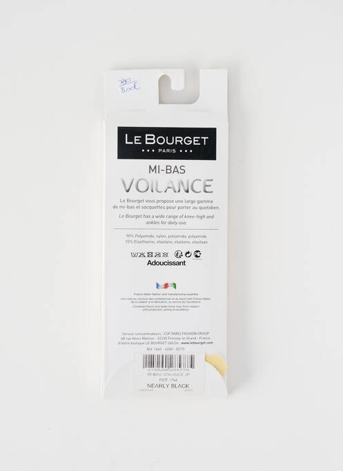 Șosete negru LE BOURGET femeie