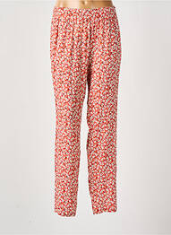 Pantalon drept talie elastică portocaliu PAZ TORRAS femme